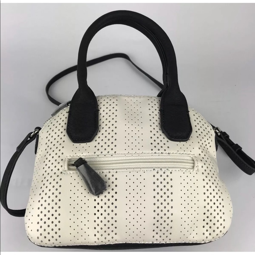 Kenneth Cole Annie Mini Satchel - White & Black